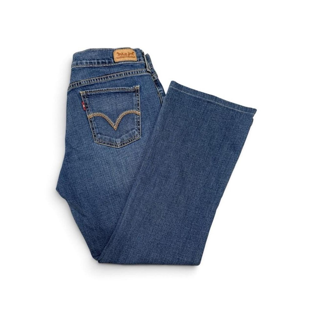 Levis 515 Bootcut Jeans Womens 33x29 Medium Wash Blue Stretch Denim Y2K